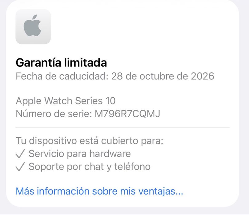 Apple Wath Serie 10 46 mm como novo.