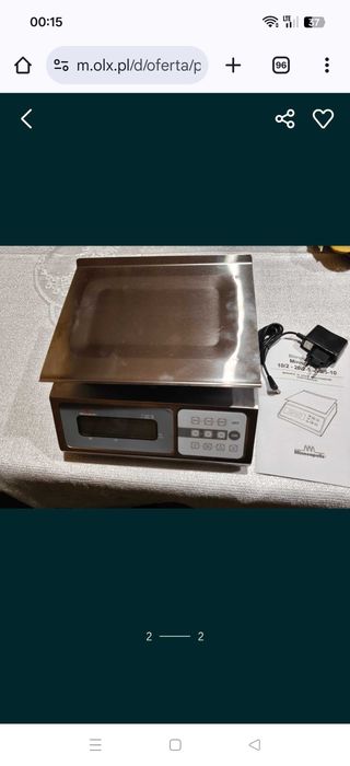 Waga gastronomiczna Sirman Minneapolis 20/2-5 INOX | Stan idealny