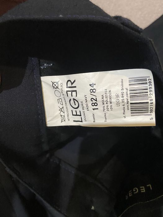 Spodnie męskie Leger 182/84