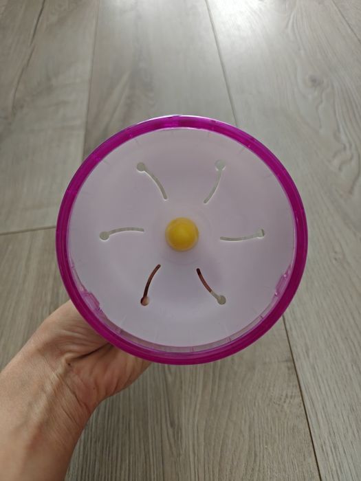 Pluszowa gruszka i kółko dla chomika, myszki