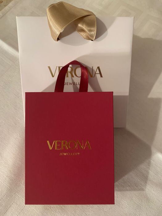 Bransoletka damska VERONA srebro pozłacane 19cm