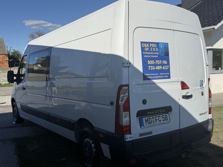 Renault Master Maxi !!!OKAZJA !!! brygadówka 7 osobowy 19r