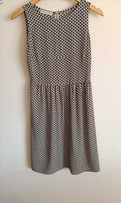 Sukienka damska Stefanel made in Italy zwiewna midi 34 36 XS S