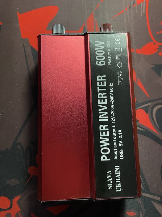 Инвертор 1000(600Вт), 12/220 Без клем