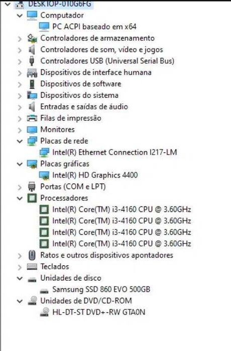 Desktop Dell i3 completo