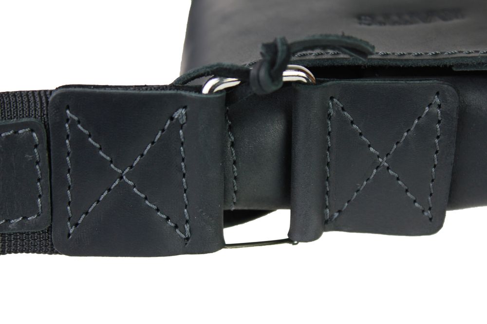 Сумка чоловіча шкіряна на плече SULLIVAN smvp72-1(25) чорна