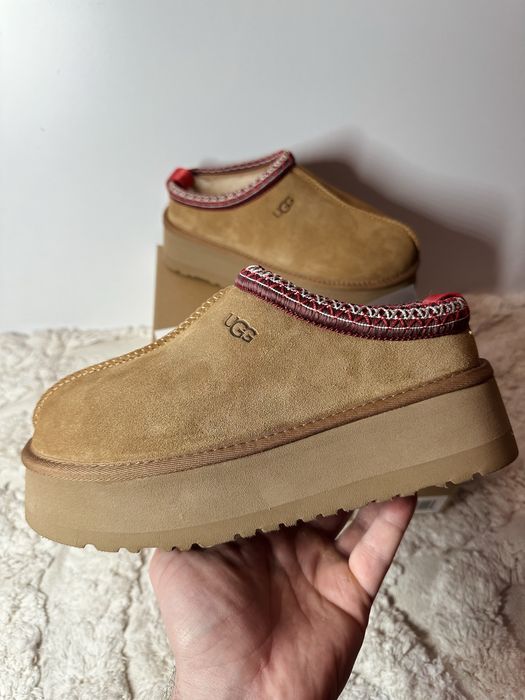 Уггі UGG  Tasman platform chestnut уги короткі коричневі угги