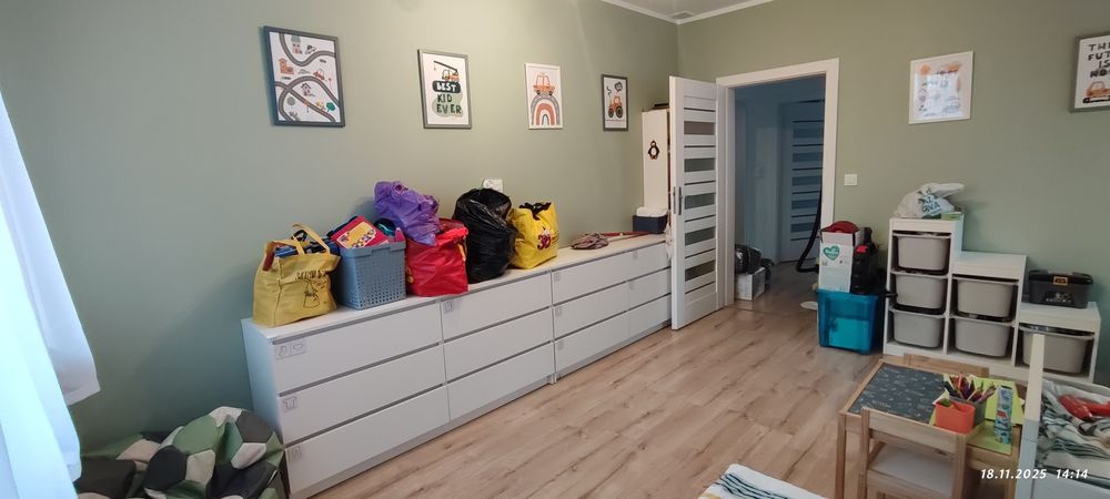 Łóżko Ikea Malm 120x200 + materac, 2 komody