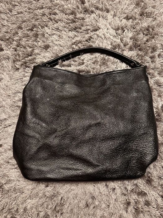 Шкіряна сумка мішечок. Кожанная сумка