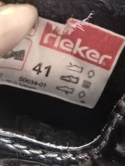 Viralowe botki damskie lakierki marki Rieker rozmiar 41