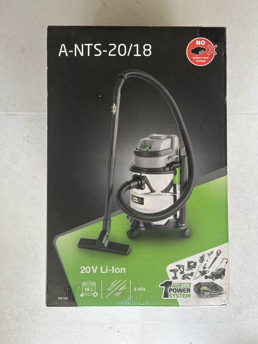 Odkurzacz Akumulatorowy LUX TOOLS A-NTS-20/18 + batetia 4ah + ładowarka (NOWE)