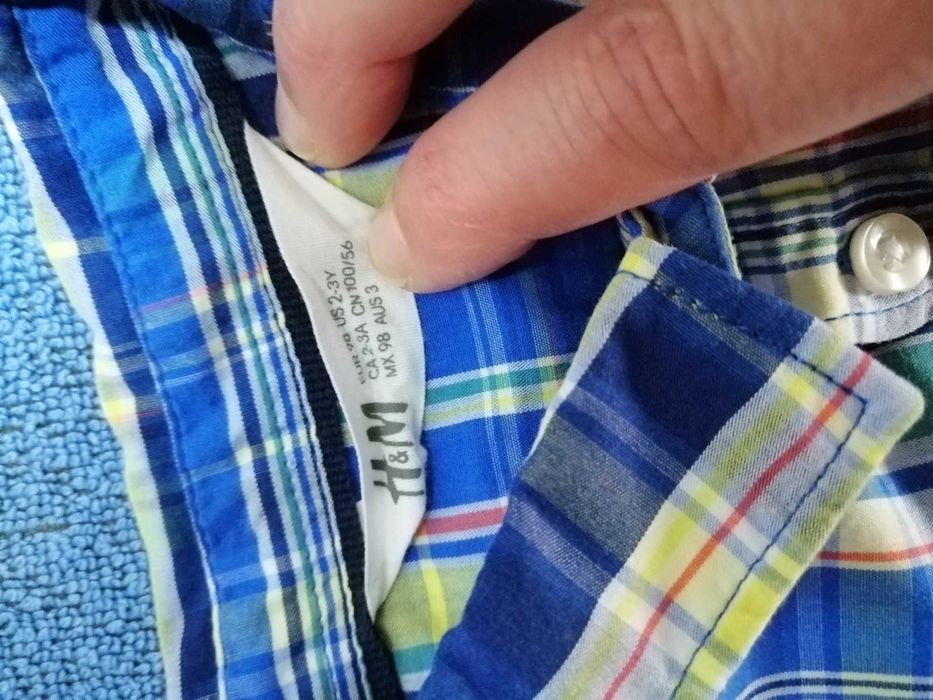 2 camisas manga curta, H&M, 24-36 meses