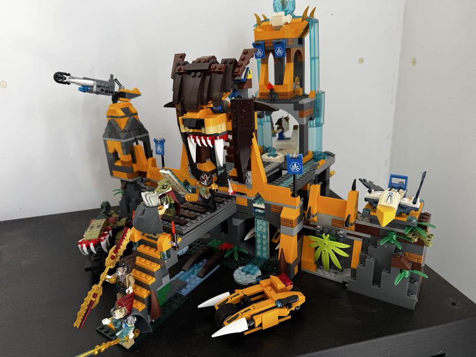 Lego legends of Chima, lion temple, 70010 sem caixa e sem manual