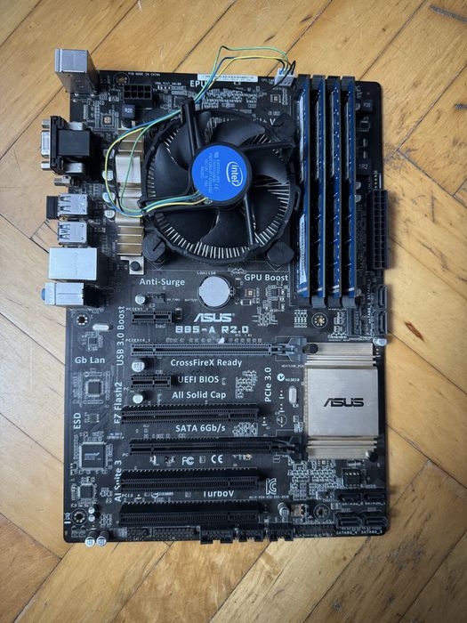 Комплект материнська плата + процесор + оперативна память