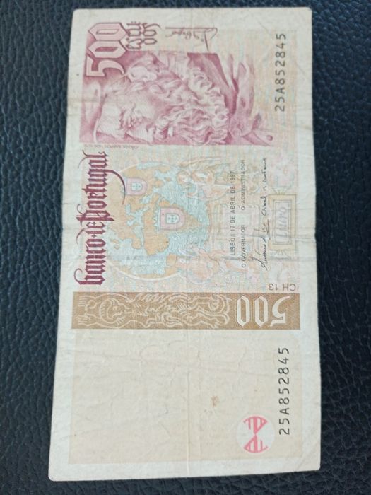 Nota 500 escudos