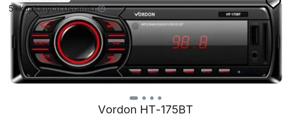 Vordon 175 BT - radio samochodowr