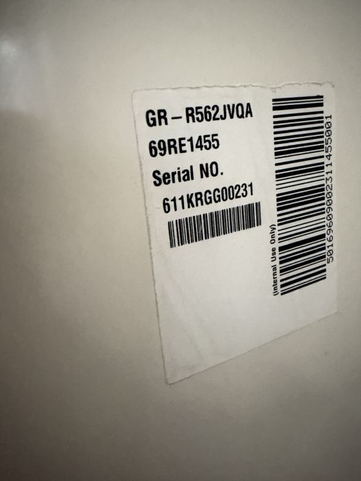 Холодильник LG двокамерний GR-R562JVQA