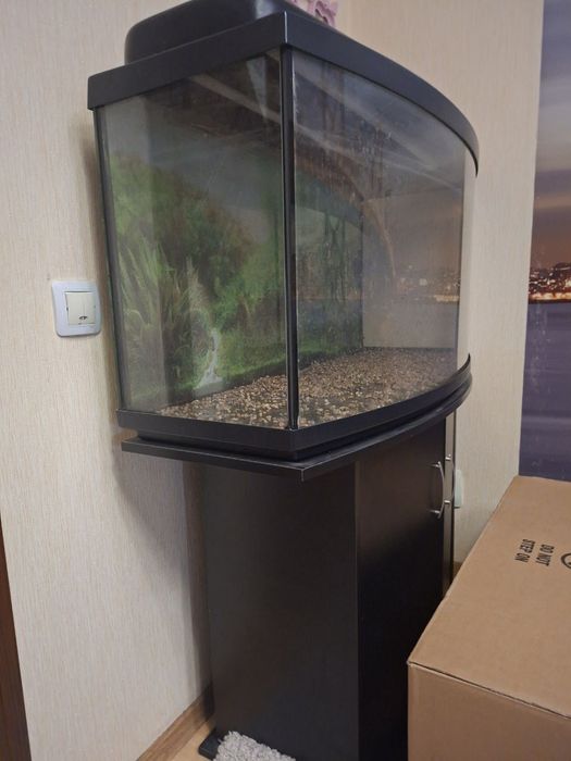 Акваріум 200л з тумбою і кришкою.