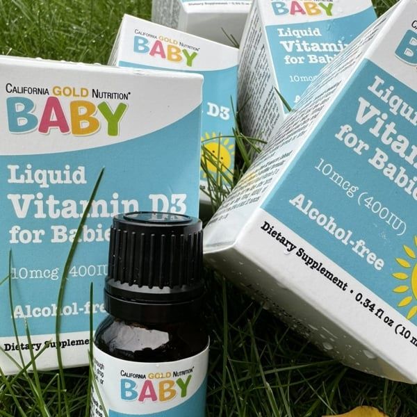 Витамин Д3, витамин D3 для детей на масляной основе, жидкий, 10 мкг