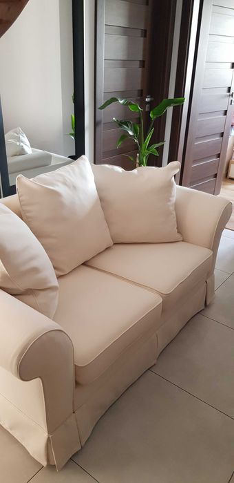 2 osobowa sofa rozkładana beż
