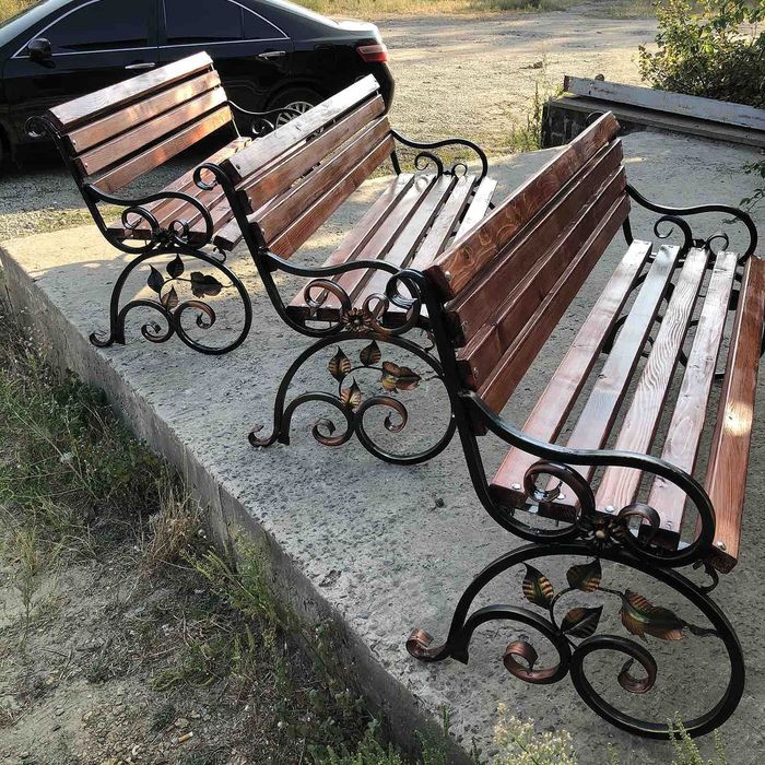 Ковані лавки. Кована лавка, лавочки. лавка лофт. Скамейка садовая.