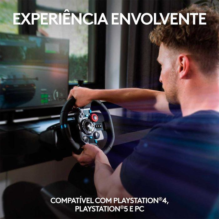Volante Logitech G29 Driving Force PS5/PS4/PS3/PC NOVO