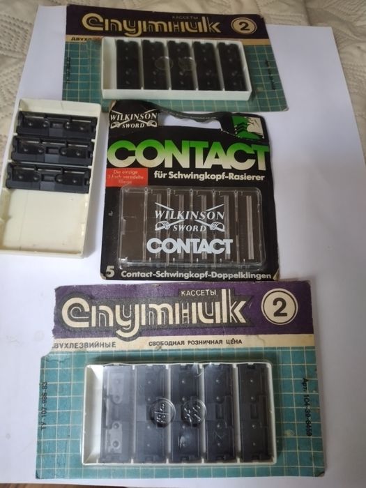 Лезвия ,касеты для станка бритвы