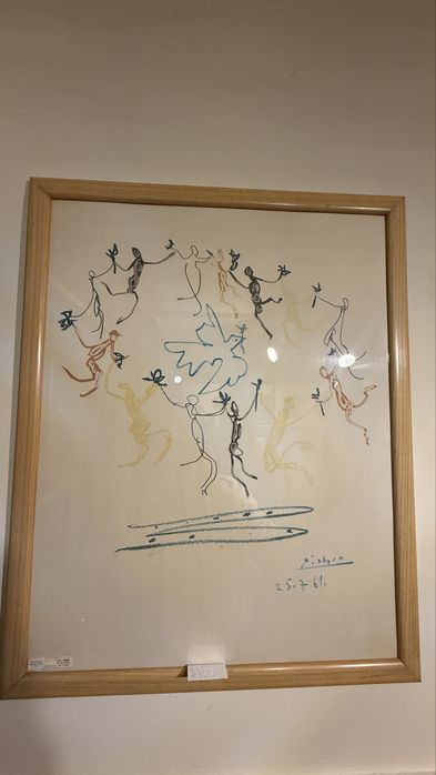 Litografia barwna  Pablo Picasso Korowód Młodosci