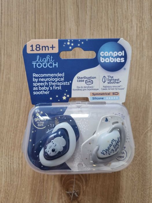 Nowe smoczki canpol babies 18m+