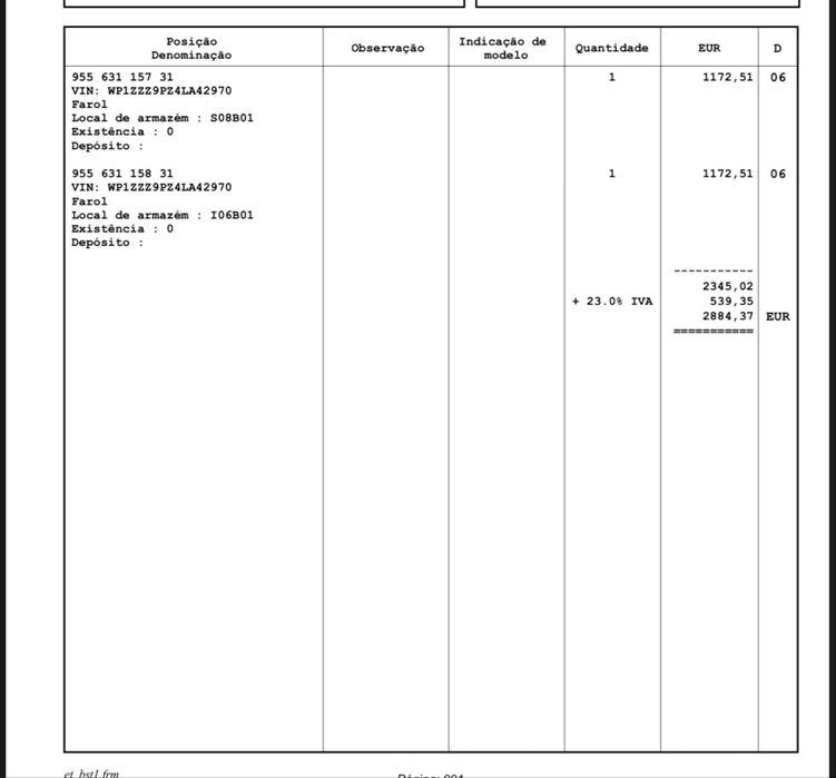 *NOVO - Conjunto opticas frontais bi-xenon Porsche Cayenne 955