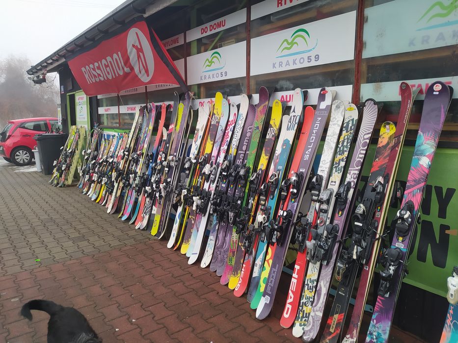 Narty freestyle freeride Elan Twist 149 cm. Serwis Krako59.