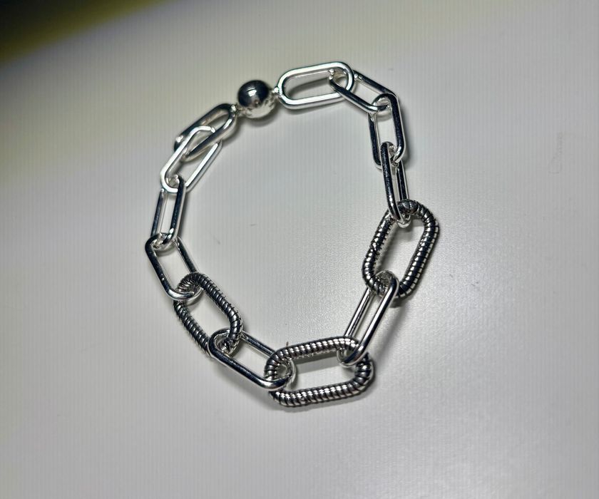 Bransoletka srebrna na charms