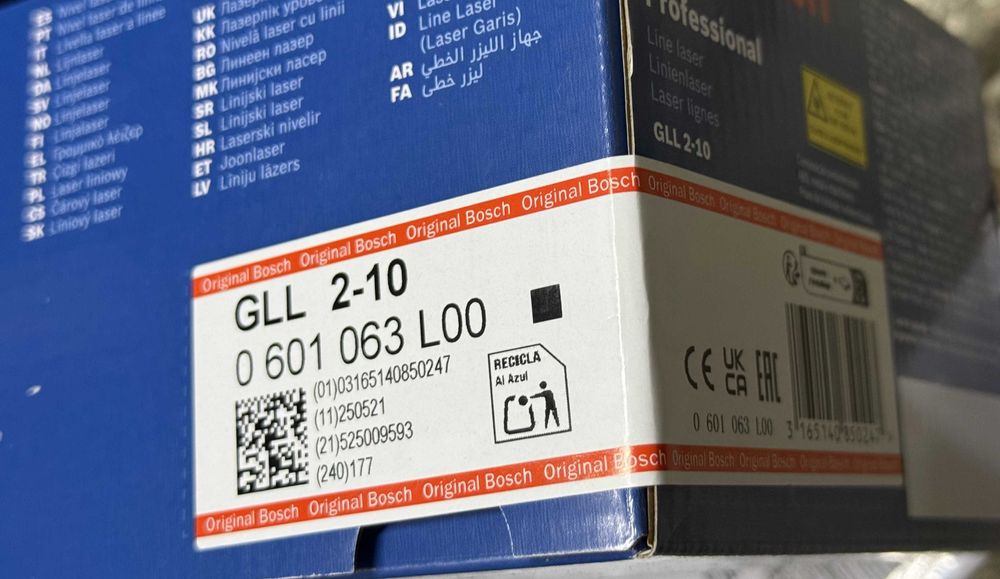 Nowy Gwarancja Laser Bosch Professional GLL 2-10