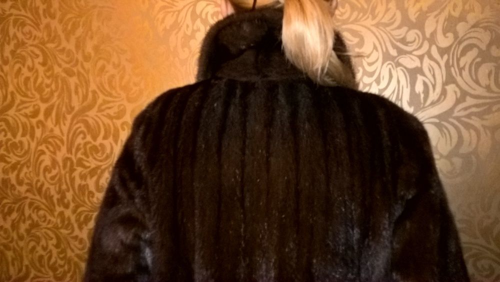 Futro z norek ekskluzywne SAGA MINK