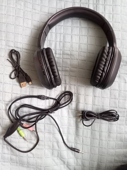Słuchawki bezprzewodowe bluetooth składane