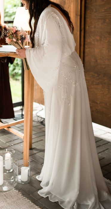 Suknia Ślubna ASOS, styl boho, rozmiar 42