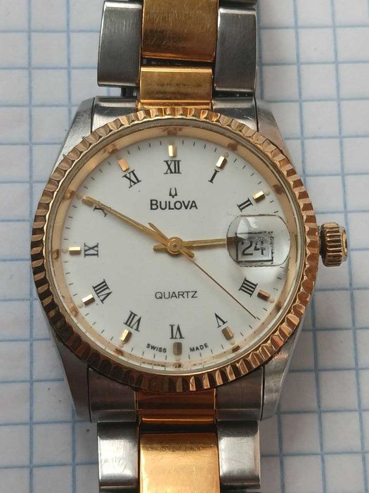 Шикарний вінтажний чоловічий годинник Bulova
