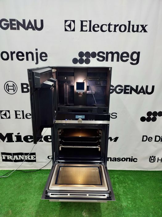 Топ преміальний комплект вбудованої техніки Siemens серії iQ700! Духова шафа з мікрохвильовою та кавоварка