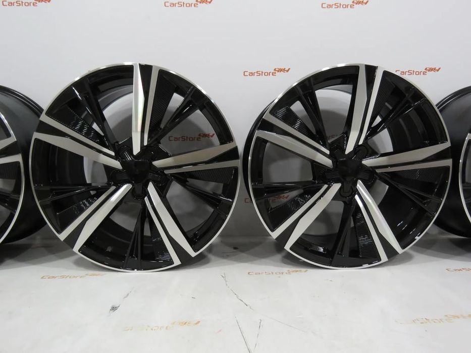 Jantes Look Peugeot GT Line 18 x 8 et 45 5x108 Preto + Polido