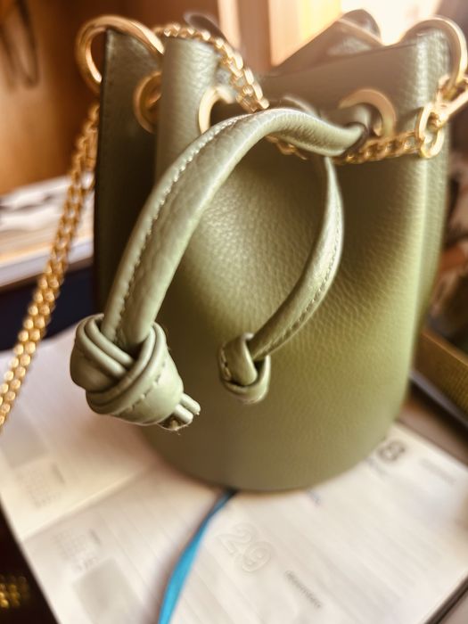 Bolsa/saco de 22cm, verde pistache,