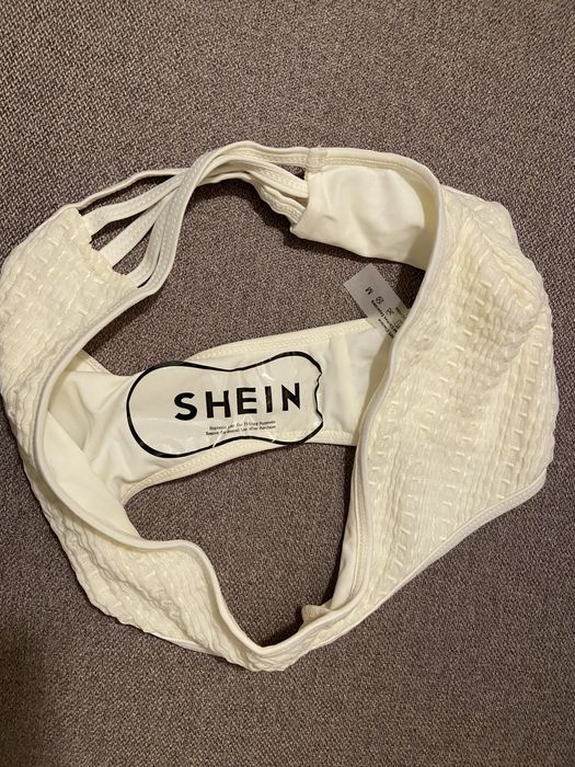 Bikini branco creme novo