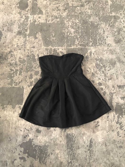 sukienka bez ramiączek czarna r m