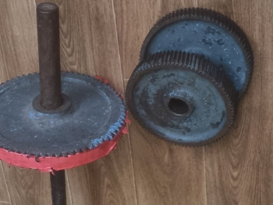 Штанга диски блини гантелі суперштанга