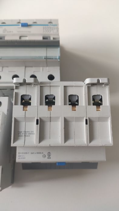 RCBO Hager 4P, 6kA, C40A/30mA, typ A, ADM490C