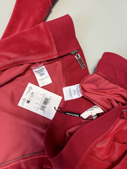 Велюровий костюм Juicy Couture новий оригінал червоний S, M кльош
