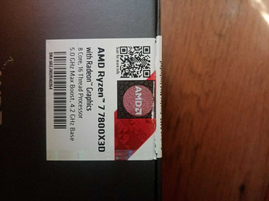 Процессор Ryzen 7800x3d