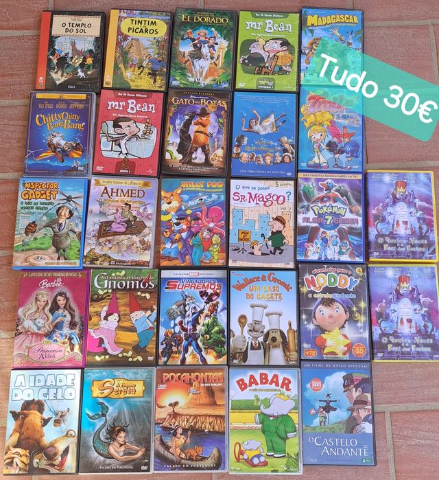 Lotes DVD's - filmes infantis
