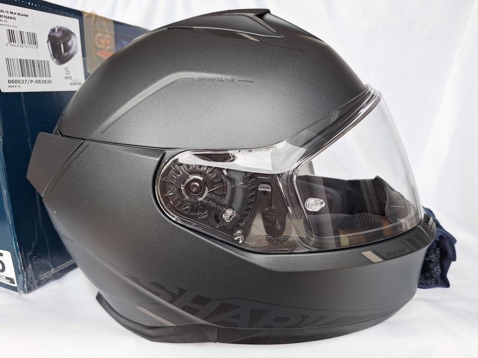 Kask Shark Skwal I3 Mat Blank Anthracite Black Silver S 55-56cm