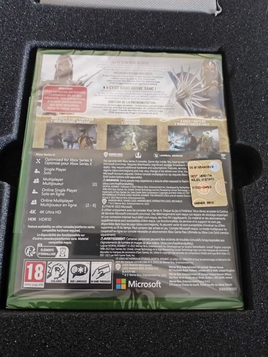 Mortal Kombat 1 xbox Kollector Edition