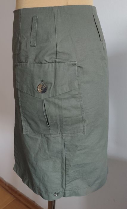 Spódnica cargo khaki  z kieszeniami Top Secret 36